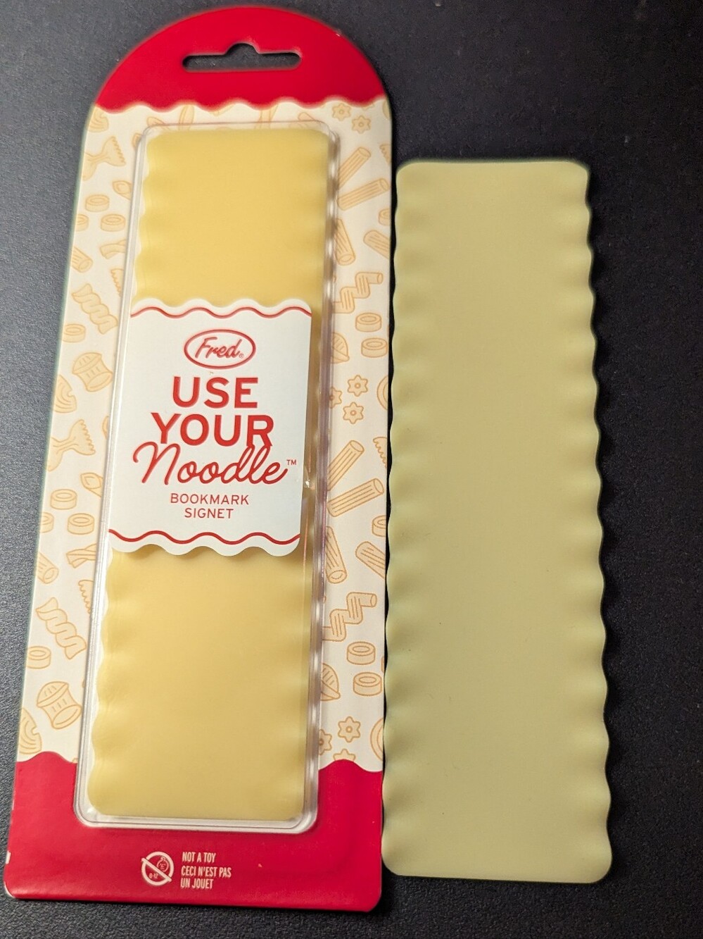 Fred Use Your Noodle Yellow Bookmark - Picture 3 of 3